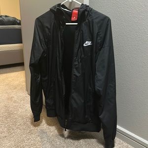 Nike Sportswear Windrunner Hooded Jacket Black Size Small